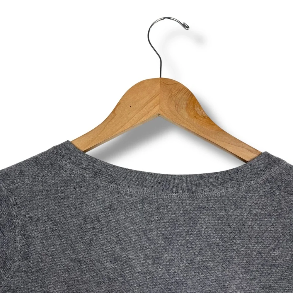 TSE for Neiman Marcus Cashmere Sweater V Neck Oversized Grey XS Quiet Luxury